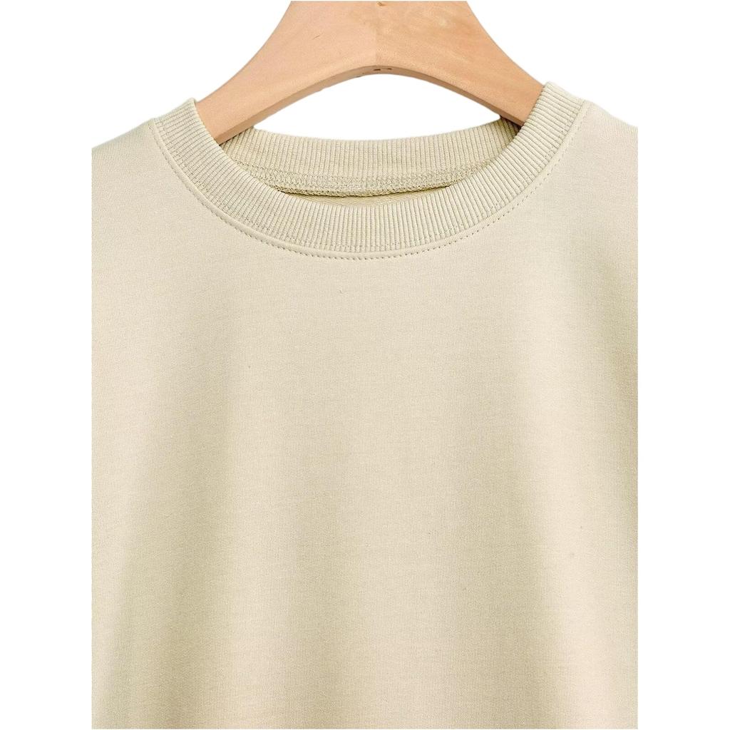 Women's Loose Comfortable Casual And Fashionable Round Neck Snowflake Pattern Printing Long Sleeved Sweatshirt