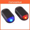 Premium Quality Solar Car Alarm Led Light Security System With Blinking Red Feature