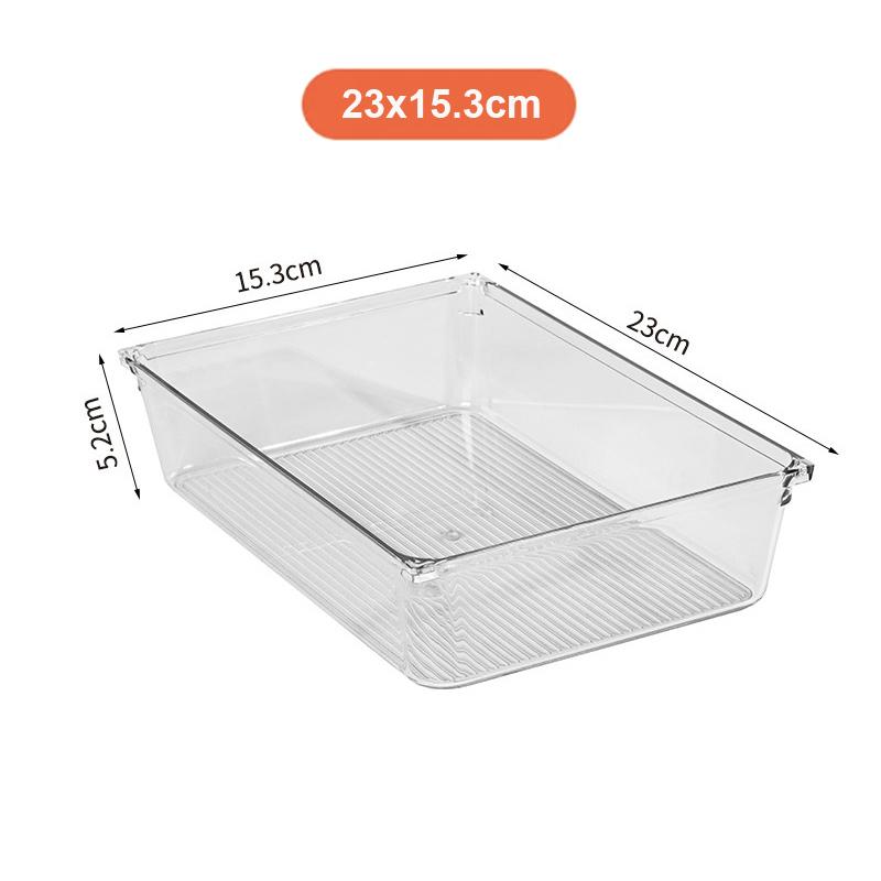 Acrylic Organizer Drawer Storage Box Makeup Organizer Clear Storage Organizer Boxes Plastic Desk Drawer Organizers Acrylic Box