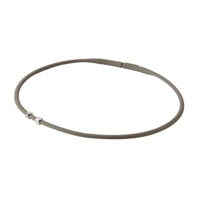 RAKUWA Necklace EXTREME Cube Charcoal Gray 43cm Phiten Advanced Technology [Stiff Shoulders] [Stiff Neck] [Uses Metax]