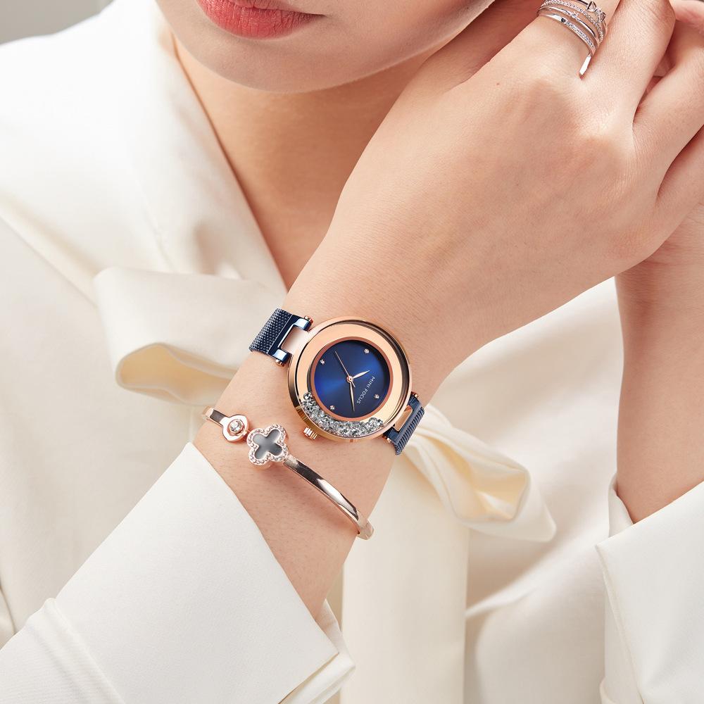 Women's Watch Diamond-encrusted Fashion Women's Watch Hot Style Steel Mesh Strap Women's Watch