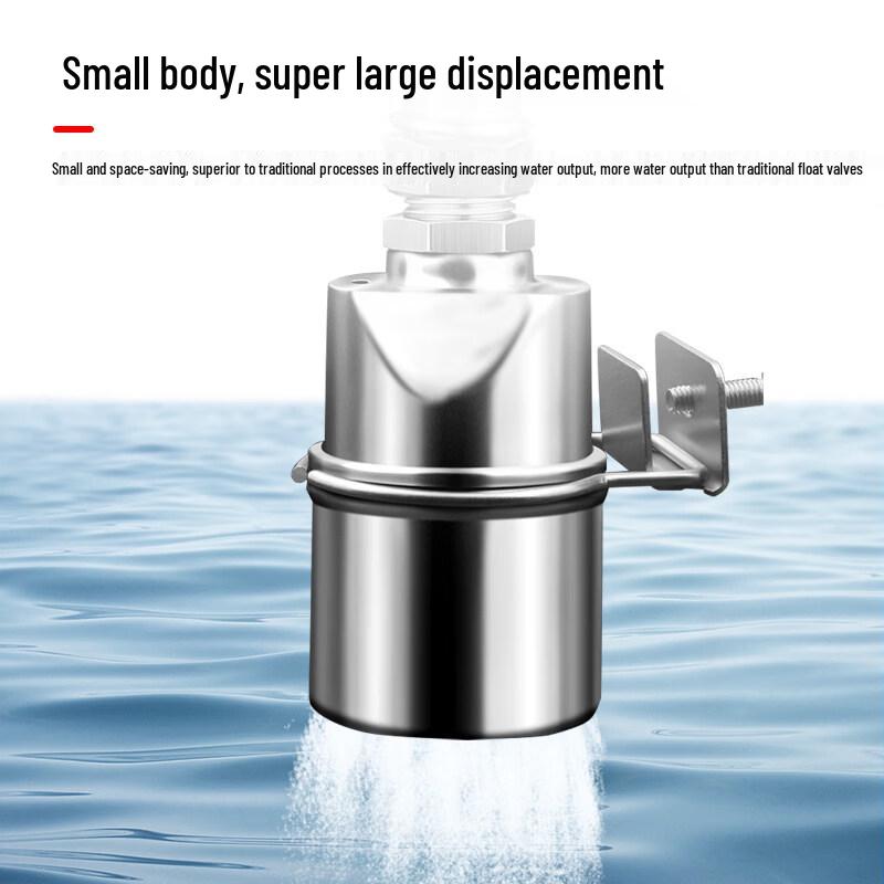 304 Stainless Steel Top Inlet Float Valve with Wide Bracket