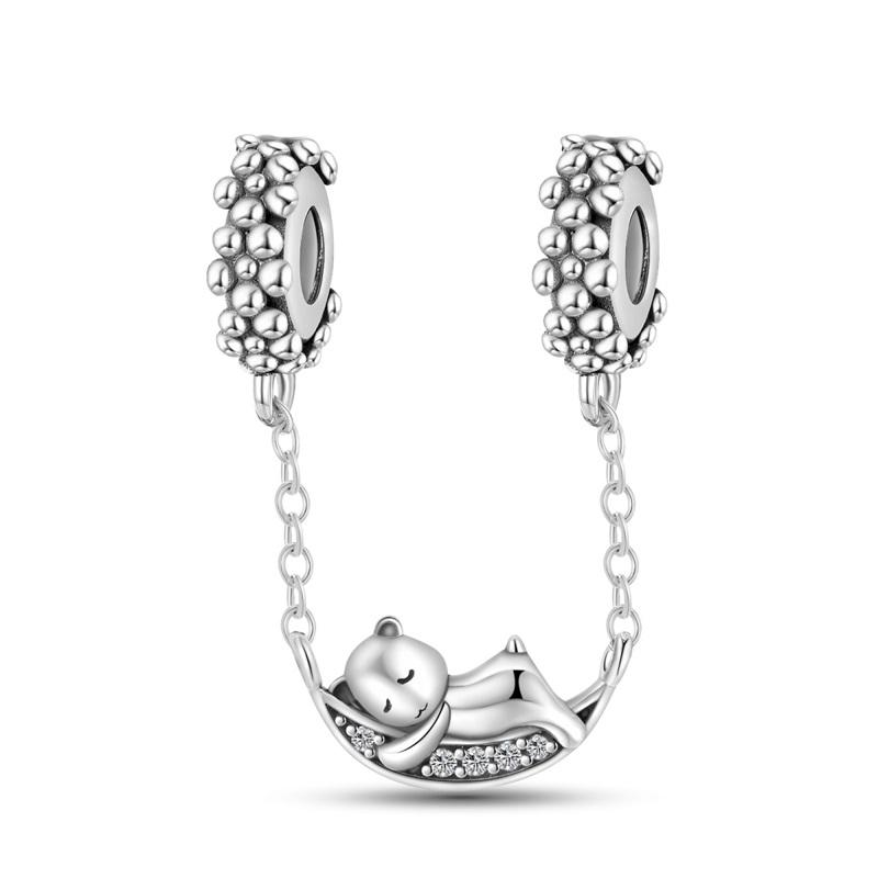 Eiffel Tower Cute Pet Music Ultimate Simplicity 925 Silver Theme Charms Beads Fit 3mm Bracelets DIY Fine Jewelry Making