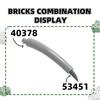 1111Pcs/lot 53451Tiger Teeth Construction Bricks MOC Animal Accessories Works With Featuring Blocks Kids Playthings Gift Idea Box