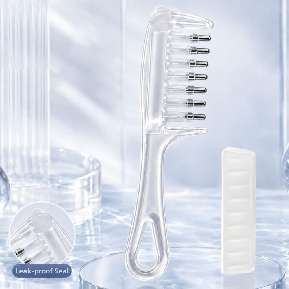 Anti-Static Scalp Liquid Guide Comb Transparent Essential Oil Applicator Scalp Nourish