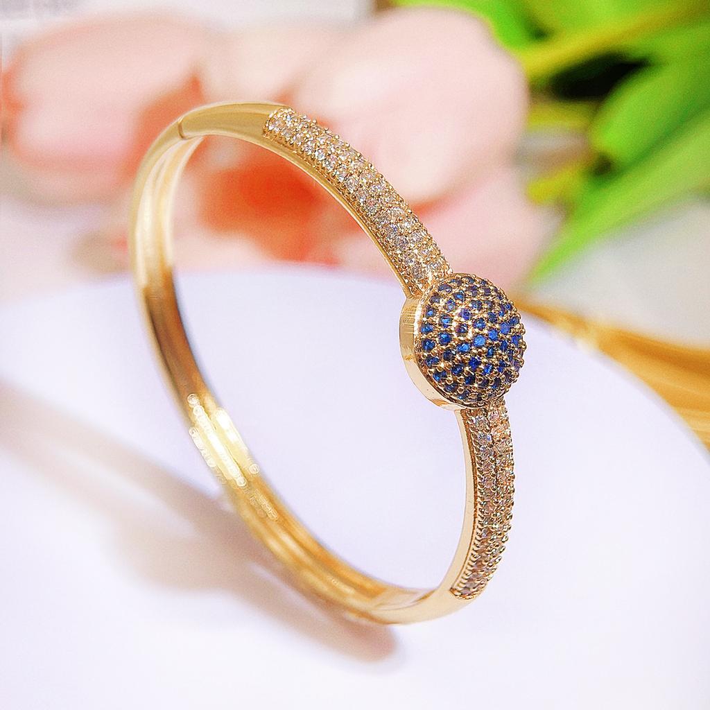 2026 Summer Bracelet Fashion Casual Simple Hand Jewelry Elegant Girls Blue Spinel Bracelet Light Luxury Style