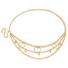 Statement Belly Waist Chain for Women Heart Tassels Belt  Jewelry Accessory