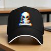 Alien Dj Trippy Vaporwave Techno Rave EDM Music Festival Sun Baseball Cap  Spring Yk Retro Trucker Hat Skate Baseball Caps