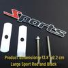 3D Sport Metal Car Logo Emblem - Modified Vehicle Decal for Tail, Door, and Side Panels