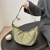 Foreign Style Bag Women's Large Capacity 2025 New Spring Fashion Dumpling Bag Niche Nylon Shoulder Messenger Bag