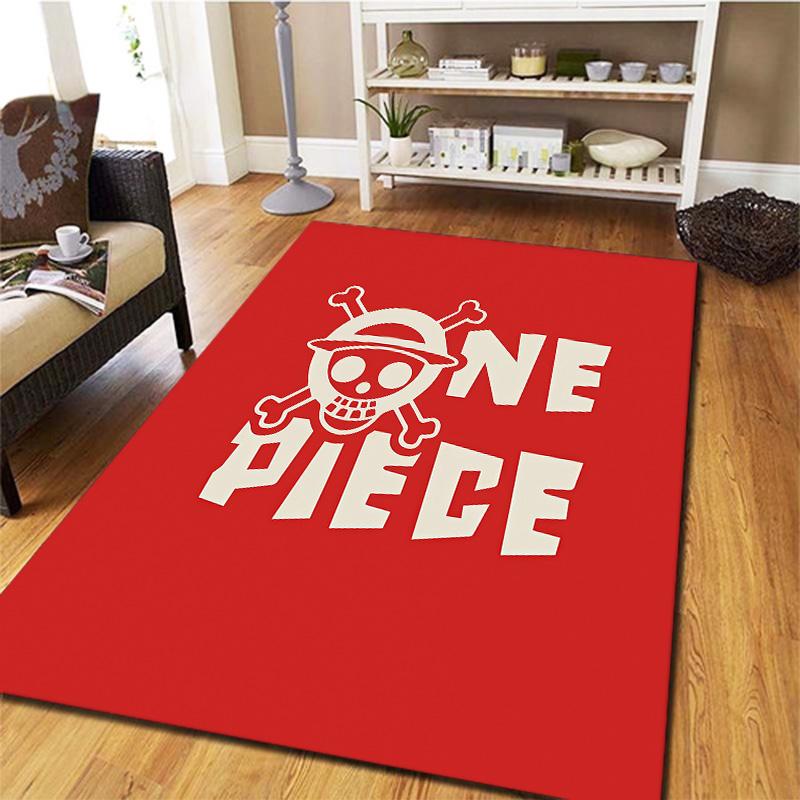 One Piece Straw Hat Pirates Carpet Rug For Living Room Bedroom Home Sofa Decoration,kids Play Nonslip Floor Mat