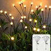 Wind-Powered LED Firefly Solar Garden Stake Light - Waterproof Outdoor Lawn & Camping Light