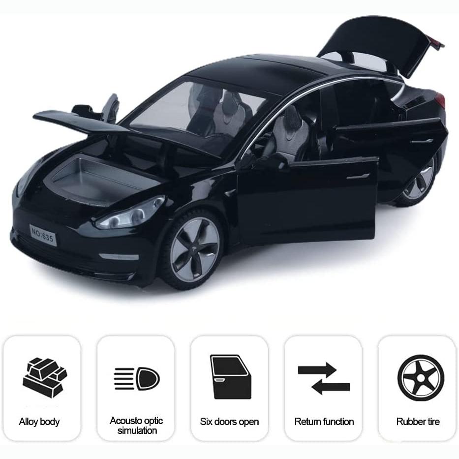 1:Model 32 v měřítku 3, litá slitina, autíčko, stahovací vozidlo se zvukem a světlem pro děti Dárková kolekce pro dospělé