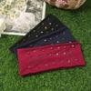 Rivet Studded Hairband Elastic NonSlip Stretchy Hairband Breathable Headwrap for Women Men Unisex Wear Sport Activity