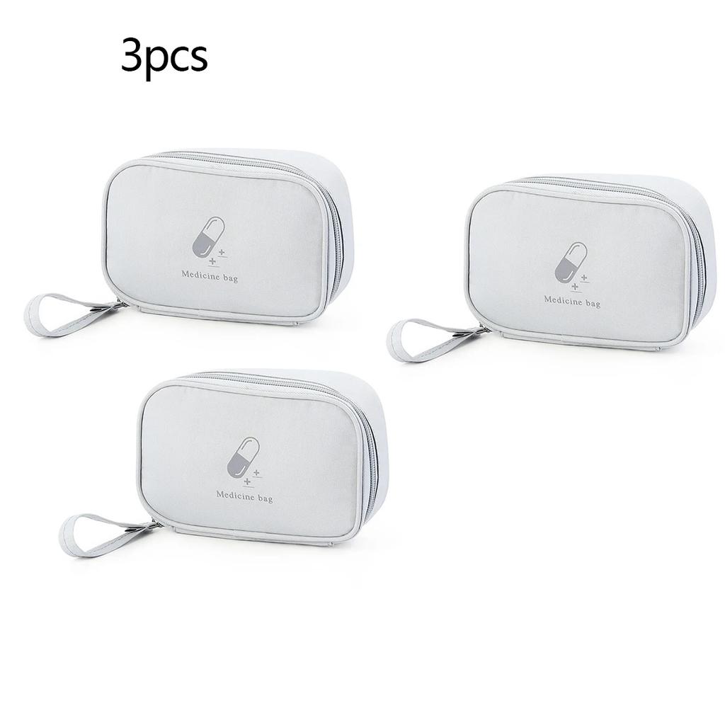 1/3/5pcs Portable Medicine Bag Cute First Aid Kit Medical Emergency Kits Organizer Outdoor Travel Household Medicine Pill Bag
