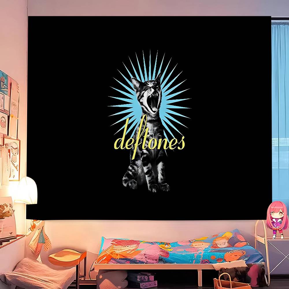 Band DDeftones Music DIY Wall Tapestry For Living Room Home Dorm Decor Wall Art Decor