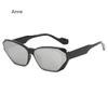 Square Cat Eyes Sunglasses Unisex Shade Sun Glasses Rivet Personality Punk Style for Women And Men
