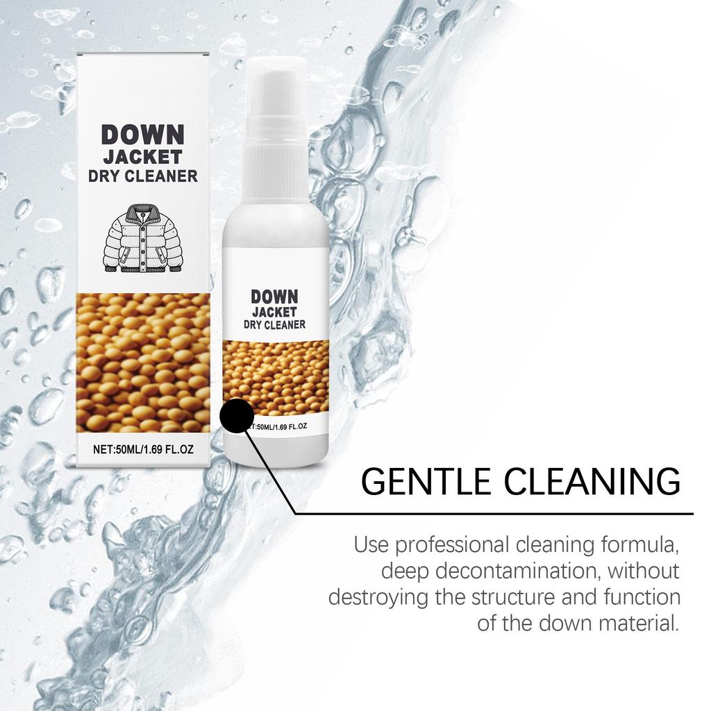 The Gentle Of The Down Jacket Detergent Restores Fluffiness, Repairs The Structure Of Down, Dirt And Odor Without Damaging The 50ml