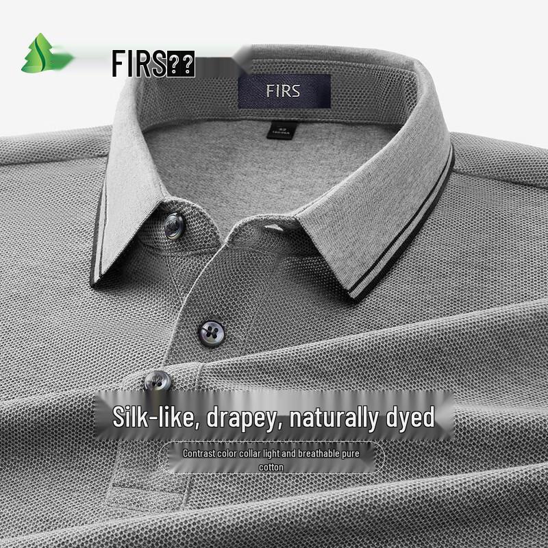 FIRS Men s 100% Mercerized Cotton Polo Shirt