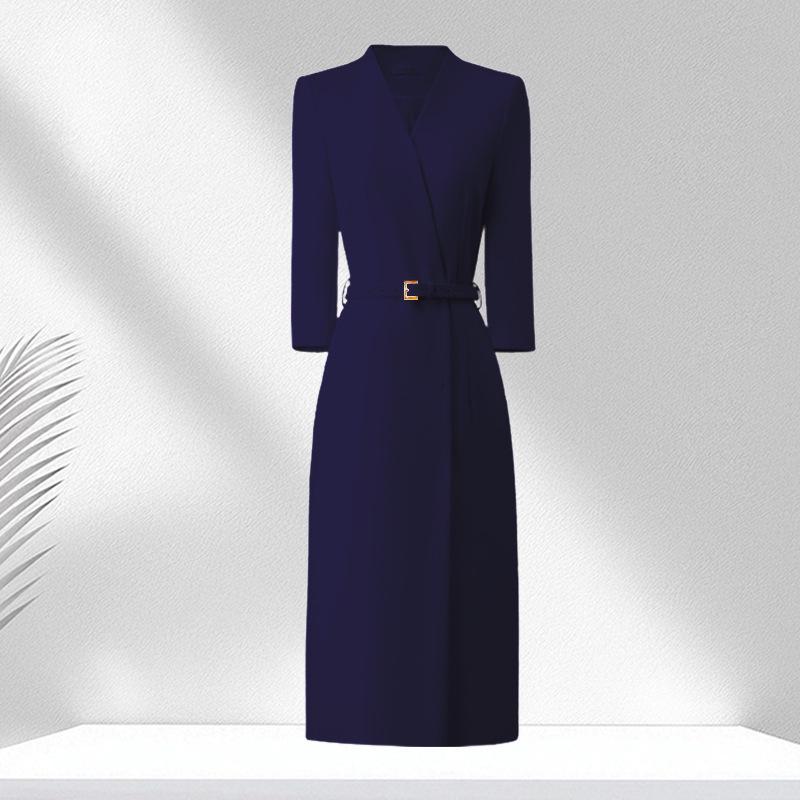 

2026 Elegant Mid-Length Suit Dress: Spring/Summer/Autumn Formal Style XXL