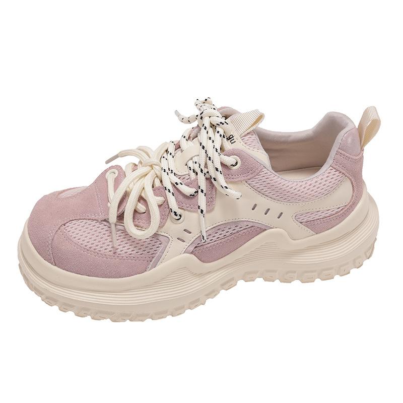 Fashion Spring Autumn Running Shoes Women 2025 New Fashion Original Women's Sneakers Mesh Thick Soled Casual Soft Women Sneakers Shoes