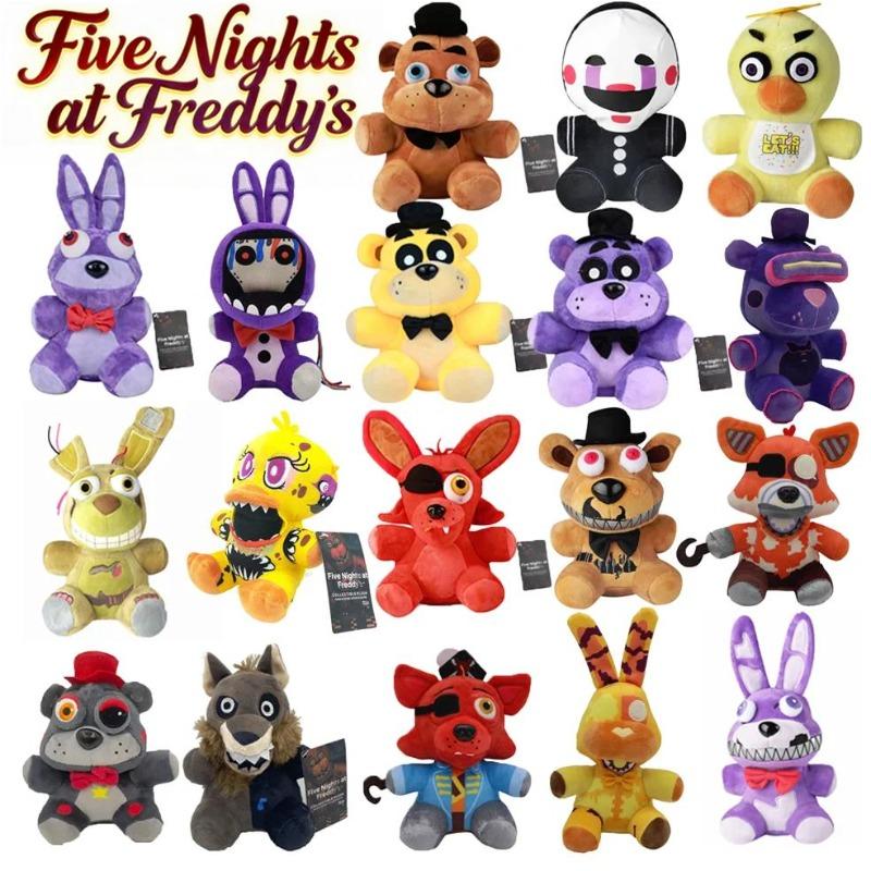 New 18CM FNAF Plush Toy Five Nights at Freddy's Stuffed Bear Rabbit Soft Game Toys for Kids Birthday Christmas Gift