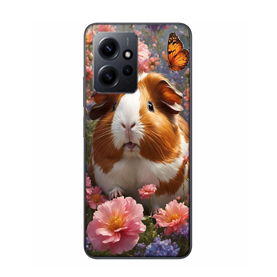 Hamster Portrait Phone Case For Redmi 12 13C 12C 15C 9 10 10C Note 13 Pro Plus 14 15 Pro 9T 9C 9A TPU Soft Cover Clear Cell Case