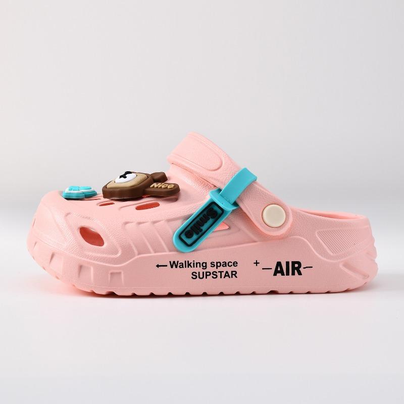 EVA new couple fashion bag head hole shoes men s drag women s drag outside wear non-slip bag head slippers 40-41 розовый 3349₽