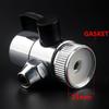 3/8“ Faucet Fittings Water Filter Accessories Single-cut Valve Diverter Tube Connector Adapter