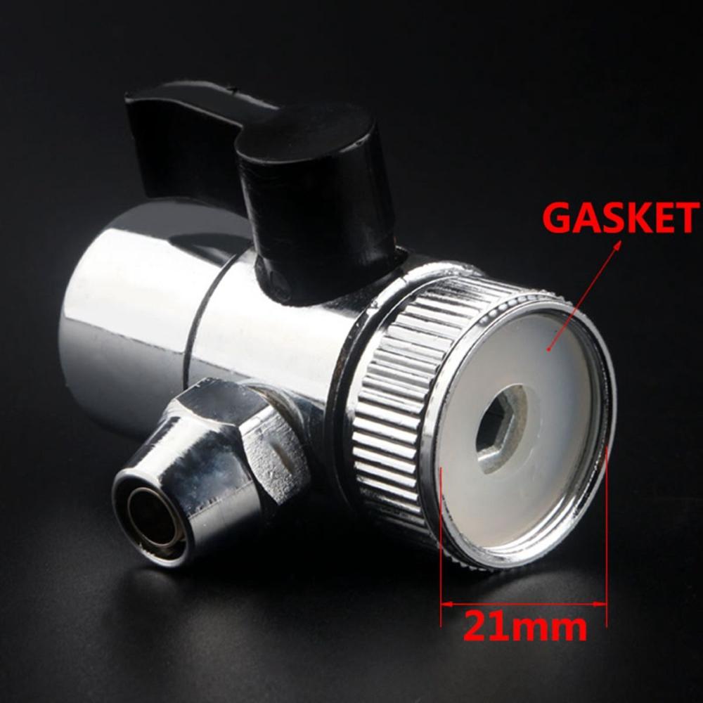 3/8“ Faucet Fittings Water Filter Accessories Single-cut Valve Diverter Tube Connector Adapter