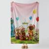 I nthe Night GGarden Throw Soft Warm Flannel Blanket Multiuse Throw for Bed Sofa Office Air Conditioning Nap Blanket