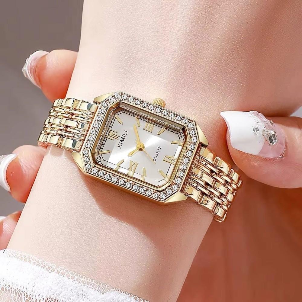 Strass Dames Polshorloge Armband Band Bandhorloge Hete Kwarts Horloges Zakelijk
