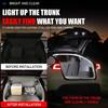 Car Trunk Lighting LED Strip with 2M/4M Waterproof Ambient Light Trunk Decoration Light Camping Ambient Light Neon Lights 4