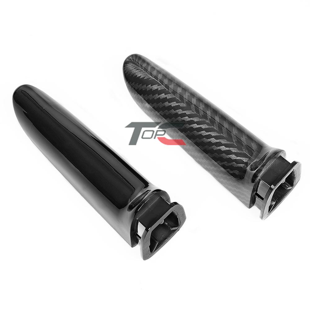 Für Bmw E46 E90 E92 E60 E39 F30 F34 F10 F20 Zubehör Universal ABS Carbon Muster Auto Handbremse Griffe Abdeckung innen Trim