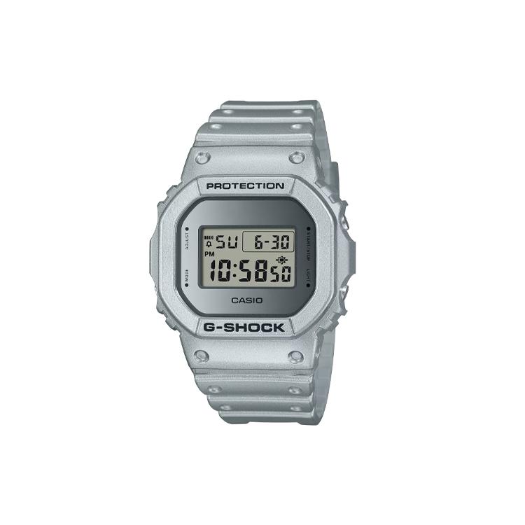 CASIO Unisex G-SQUAD Series Silver Watch DW-5600FF-8JF DW-5600FF-8JF Silver Dial