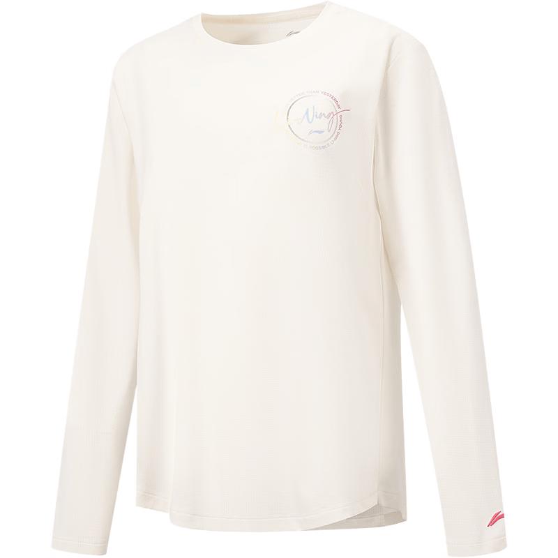LI-NING Kids  Girls Quick-Dry Long-Sleeve Sun Protection T-Shirt 160