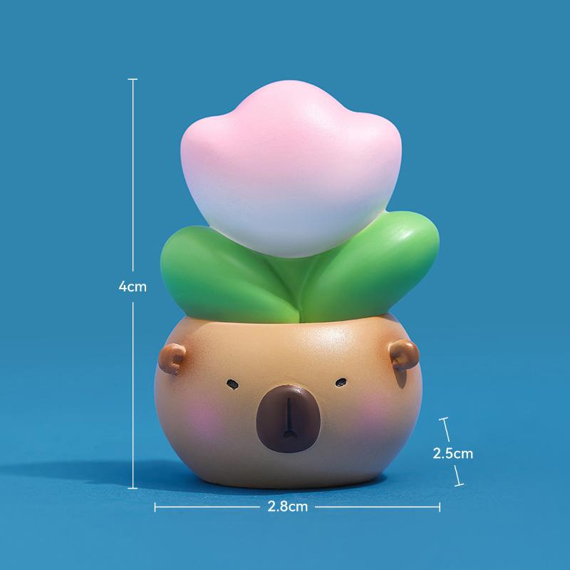 Creative Lucky Potted Car Ornaments For Workers Cute Decorations For Office Computer Desktops