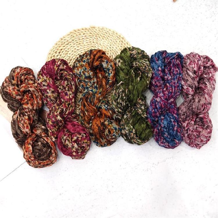 Eleganter Langer Schal Büro Damen Accessoire Knitteriger Schulterwickel Für Übergangswetter Mode Styling Accessoires