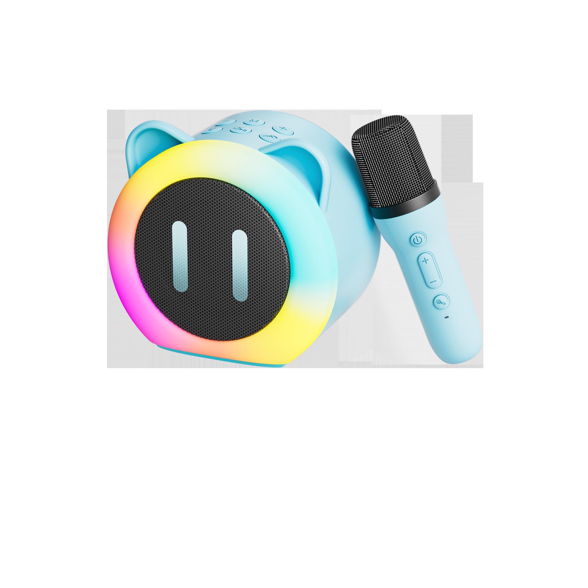 

Kids Wireless Bluetooth Karaoke Microphone Speaker - All-in-One Family KTV Experience