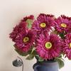 Crisantemo Simulazione Tocco Reale Gerbera di Seta Ultra Realistica Composizione Floreale Oggetti di Scena per Fotografia di Matrimonio Fiore Artificiale