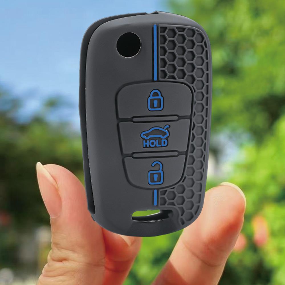 Silicone For Hyundai I20 I30 Ix20 Ix25 Ix35 Elantra Accent Car Key Case Cover For Kia Sportage Rio Soul Optima Ceed Pro K5 Pride