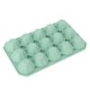15Grids DIY Silicone Ice Tray Freeze Pudding Mold Chocolate Mould Baking with Lid Green