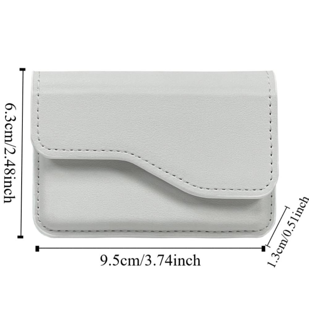 Cash Wallet Flip Card Case Side-opening Card Holder Phone Back Magnetic Card Bag  Male/Famale
