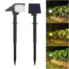 Outdoor Waterproof LED Solar Spotlight for Garden and Lawn