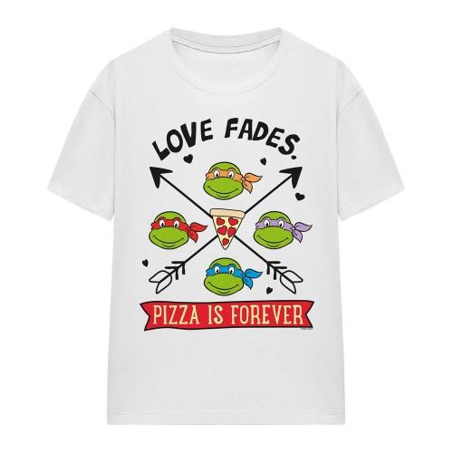 Teenage Mutant Ninja Turtles Unisex Adult Pizza Is Forever T-Shirt