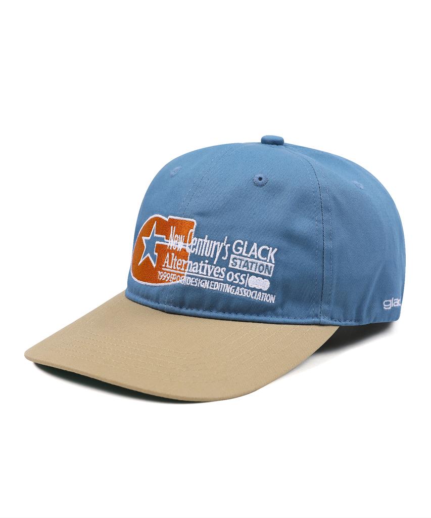 GLACK Gc061 Mechanics 6-Panel Cap (Light Blue)