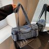 Denim Bag Women's Portable Shoulder Crossbody Bag Commuter Tote Bag