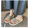 Fashion New Design Summer Woman Sandals Fashion Open Toe Soft Sole Flats Ladies Beach Shoes Zapatillas De Mujer