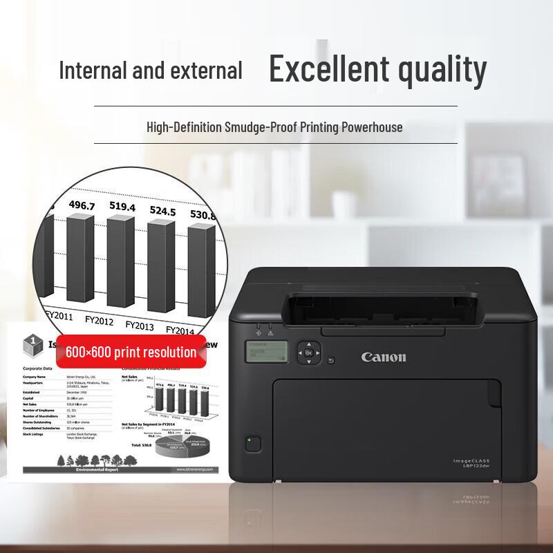 Canon LBP122dw Wireless Monochrome Laser Printer CN plug (adapter included)