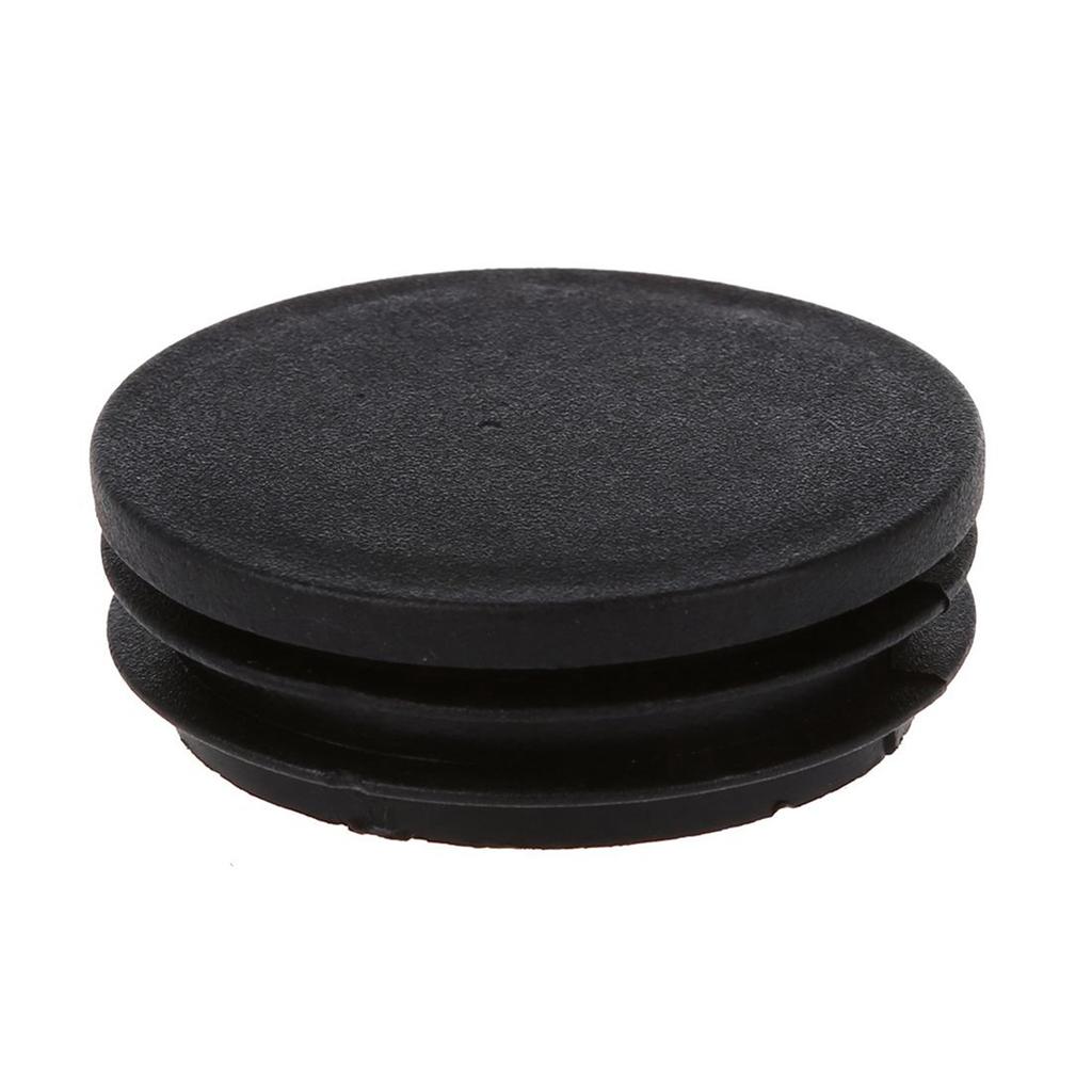 ABWR-12 X Schwarzer Kunststoff 50 mm Durchmesser Rundrohr Rohreinsatzkappen Abdeckungen